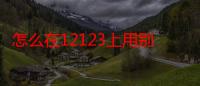 怎么在12123上用别人的驾照扣分（12123怎么用别人的驾照扣分）