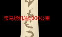 宝马烧机油1000公里烧一升（宝马烧机油）