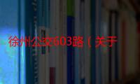 徐州公交603路（关于徐州公交603路介绍）