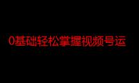 0基础轻松掌握视频号运营：全域低成本流量攻略，速成爆款变现之道